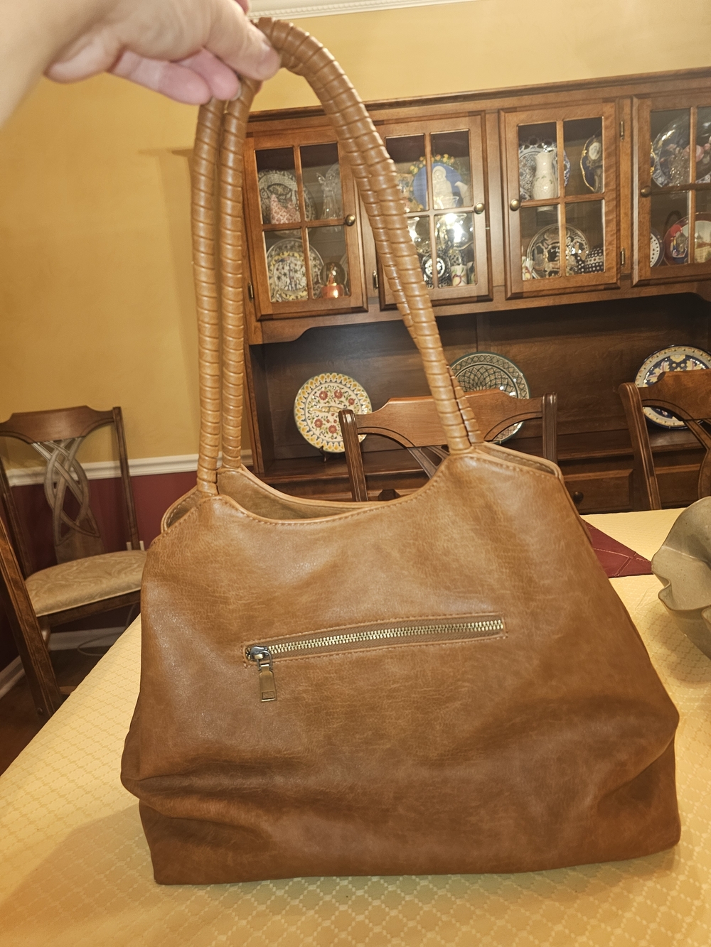 Classic Tan Women's Shoulder Bag